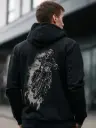 Skull Rider Graphic Hoodie for Men