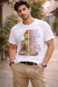 Oversized Graphic T-Shirt with Vibrant Buddha Art
