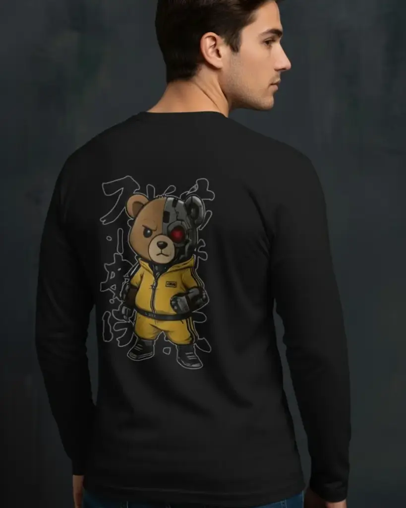 Streetwear Premium Full-Sleeve Pure Cotton Graphic Tee