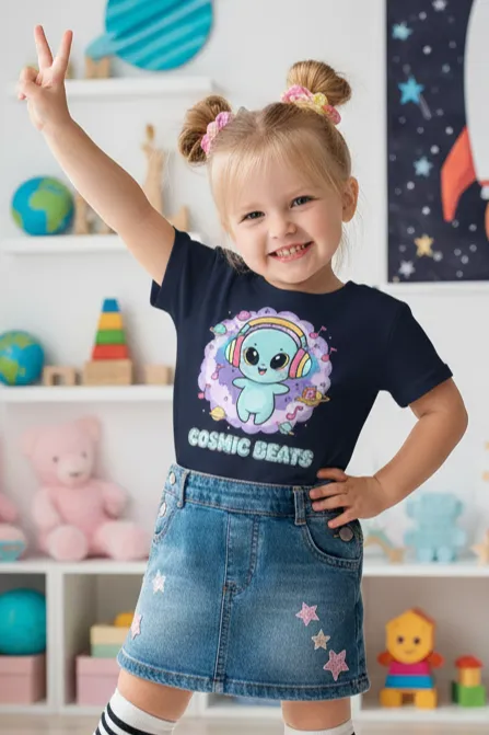 Kids Cosmic Beats Graphic T-Shirt (2 - 4 Yrs)